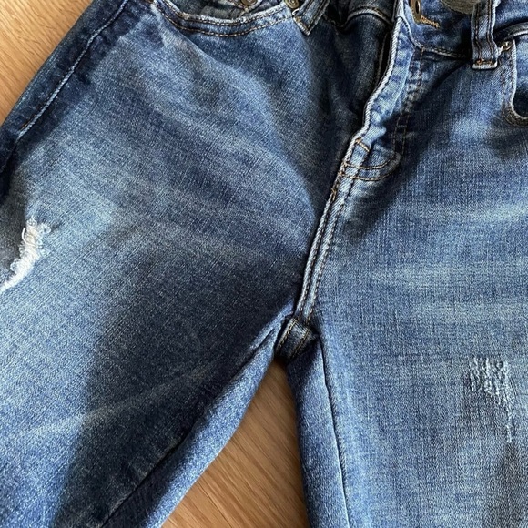 Pistola Audrey Side Stripe Distressed Ankle Skinny Jeans Women’s 25 - Picture 7 of 9